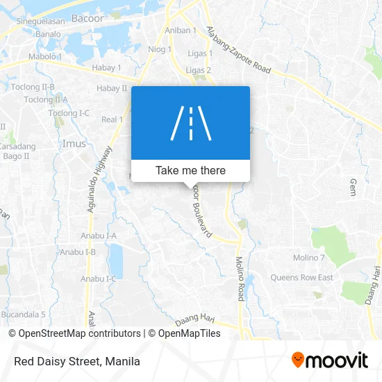 Red Daisy Street map