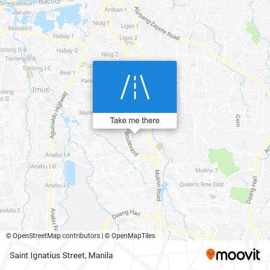 Saint Ignatius Street map