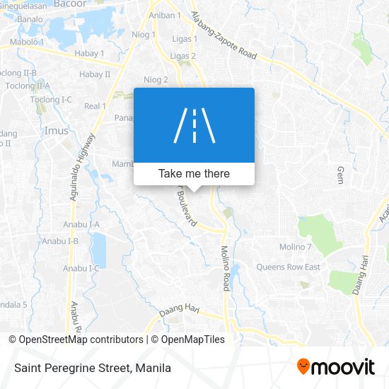 Saint Peregrine Street map