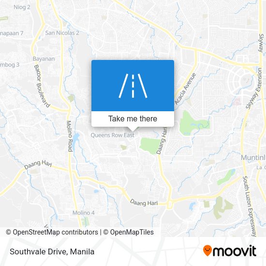 Southvale Drive map