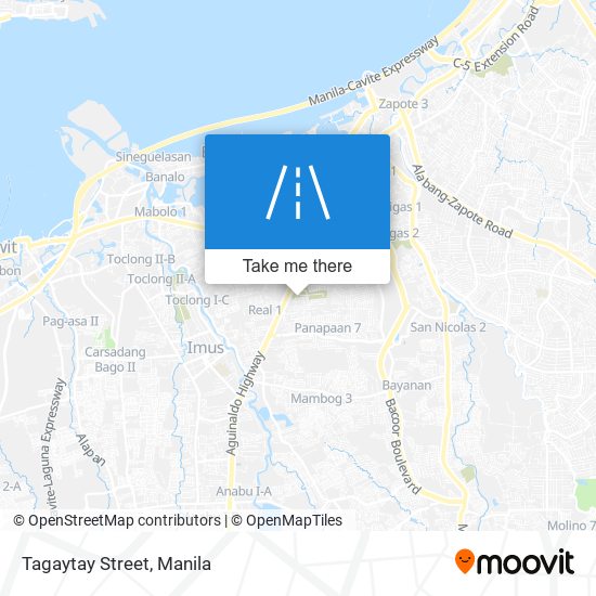 Tagaytay Street map