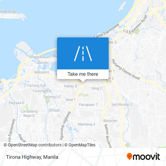 Tirona Highway map