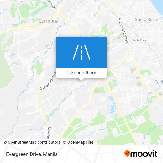 Evergreen Drive map