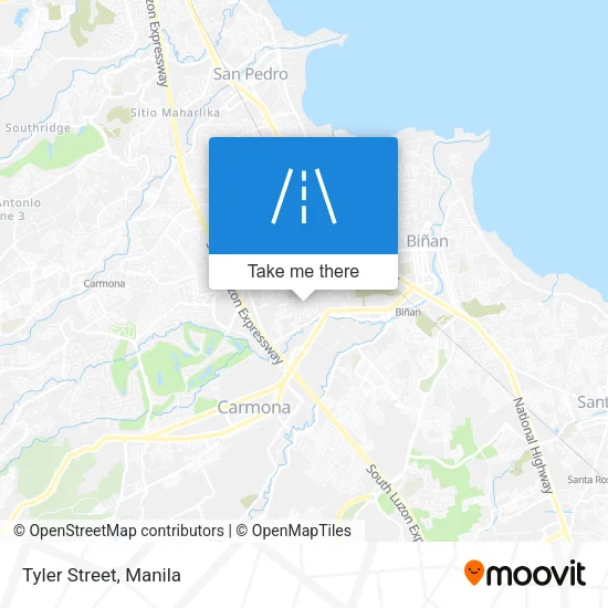 Tyler Street map