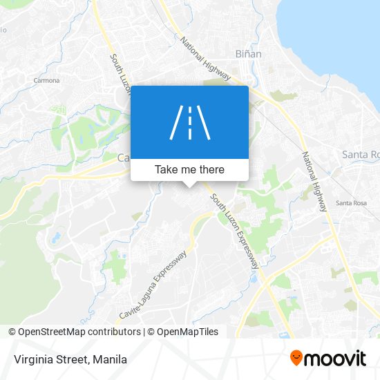 Virginia Street map