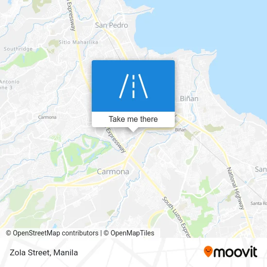 Zola Street map