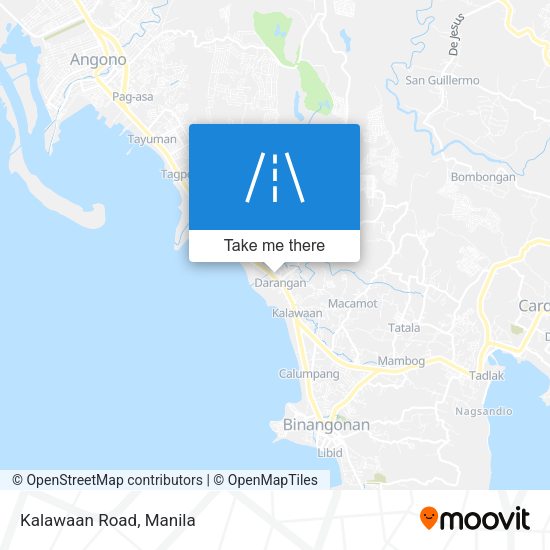 Kalawaan Road map