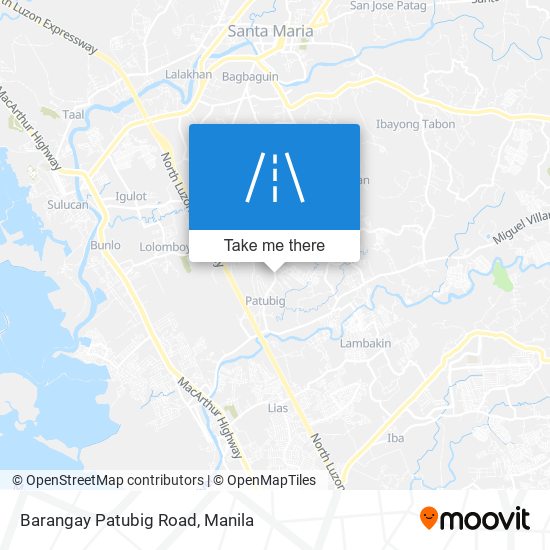 Barangay Patubig Road map