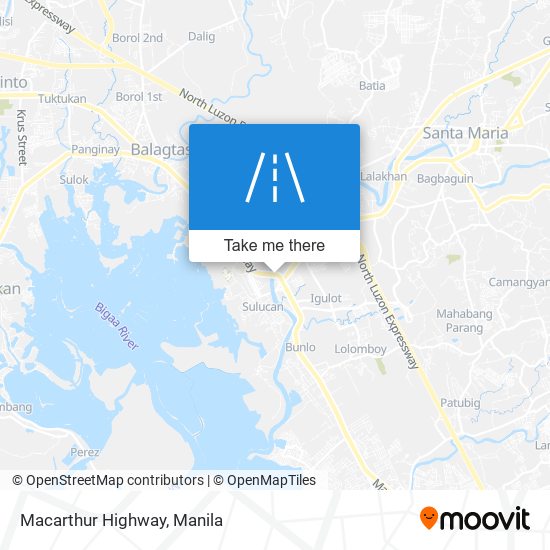 Macarthur Highway map