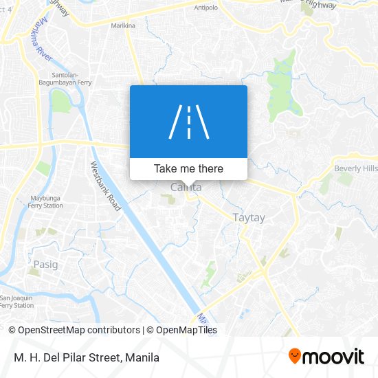 M. H. Del Pilar Street map