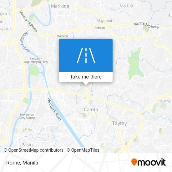Rome map