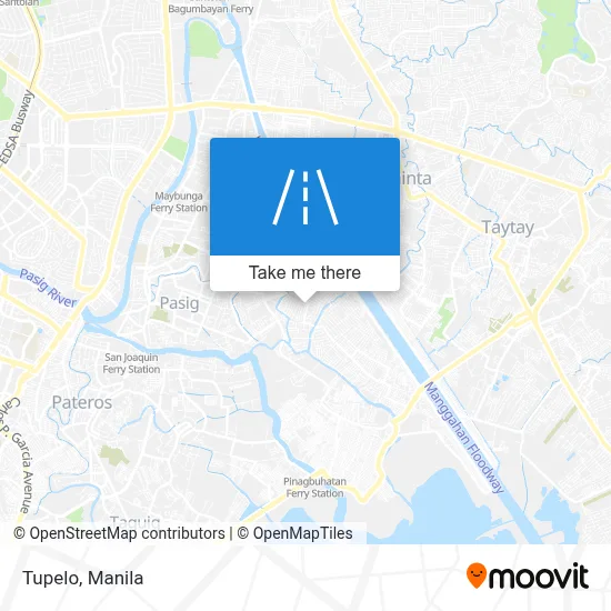 Tupelo map