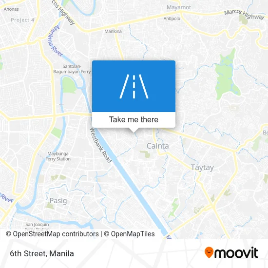 6th Street map