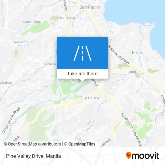 Pine Valley Drive map