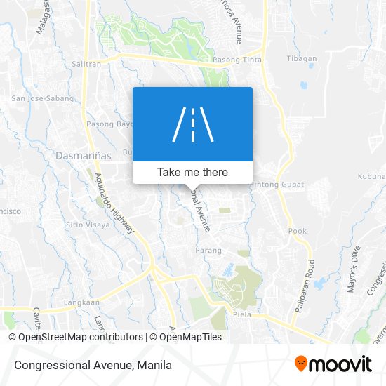 Congressional Avenue map