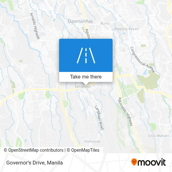 Governor's Drive map