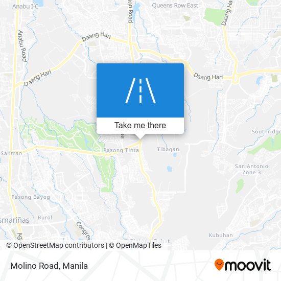 Molino Road map
