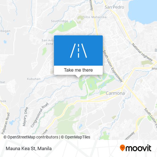 Mauna Kea St map