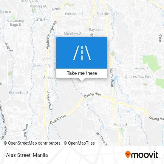 Alas Street map