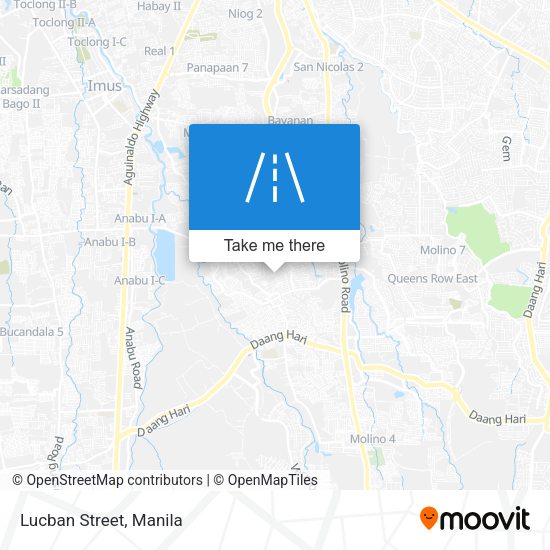 Lucban Street map