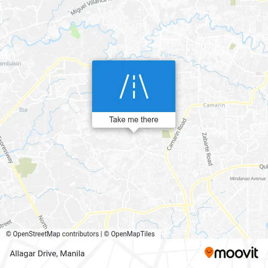 Allagar Drive map