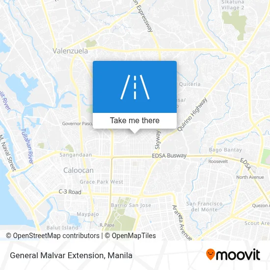 General Malvar Extension map