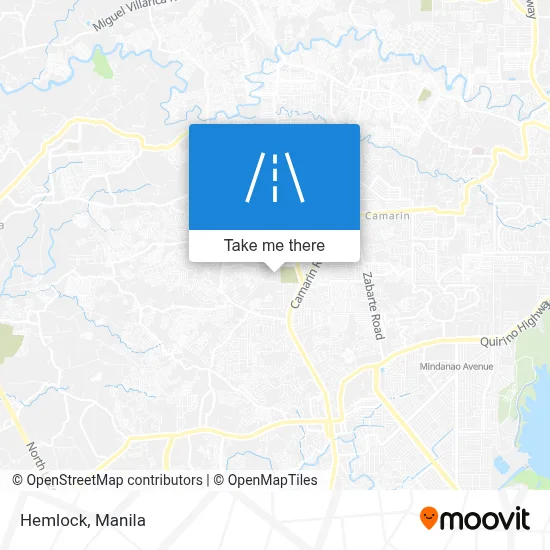 Hemlock map