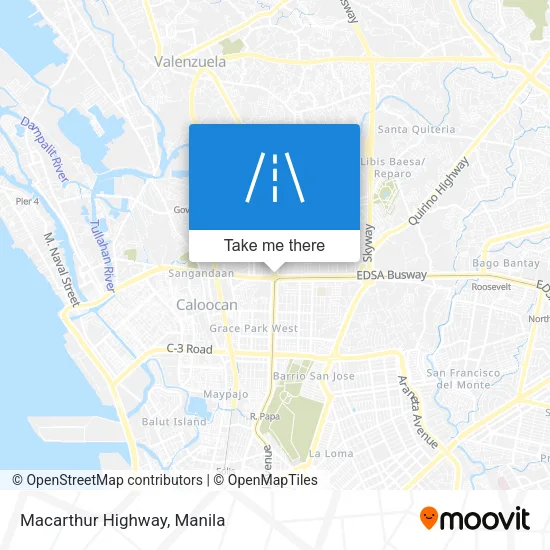 Macarthur Highway map