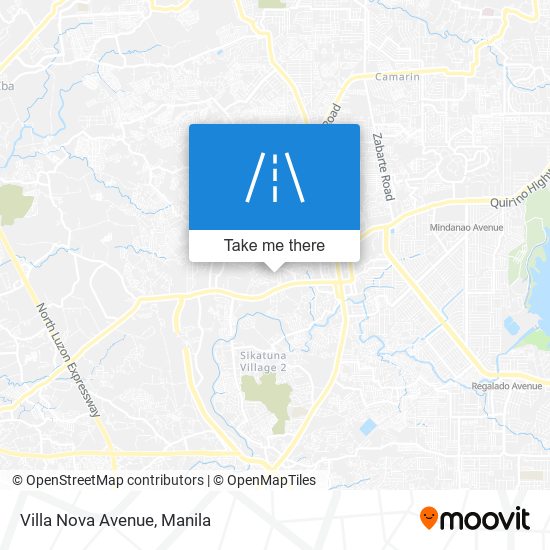 Villa Nova Avenue map