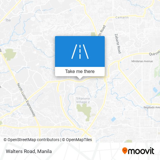 Walters Road map