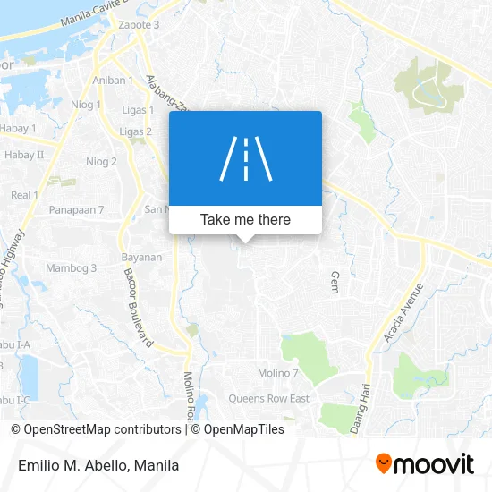 Emilio M. Abello map