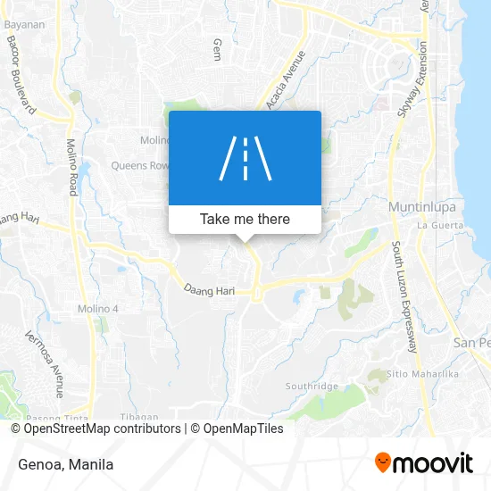 Genova map