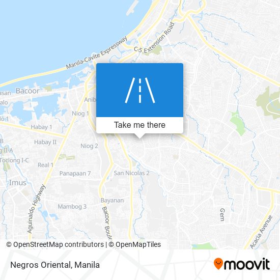 Negros Oriental map