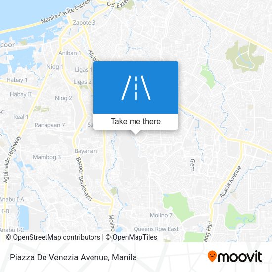 Piazza De Venezia Avenue map