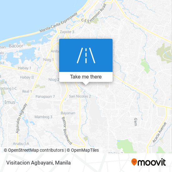 Visitacion Agbayani map