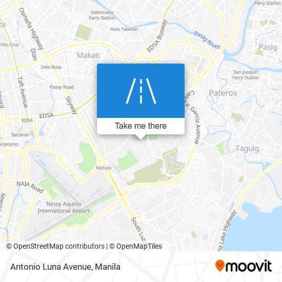 Antonio Luna Avenue map