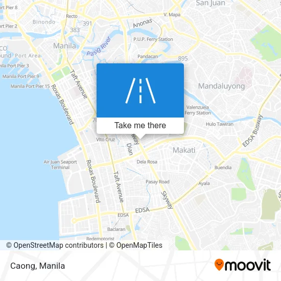 Caong map