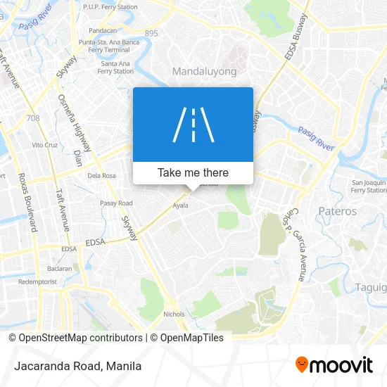 Jacaranda Road map