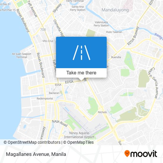 Magallanes Avenue map