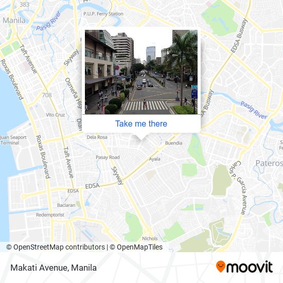 Makati Avenue map