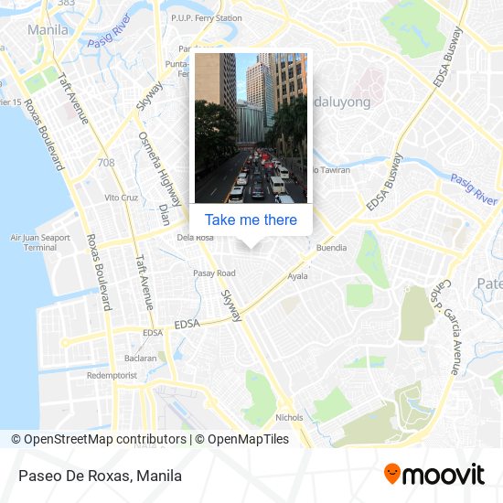Paseo De Roxas map
