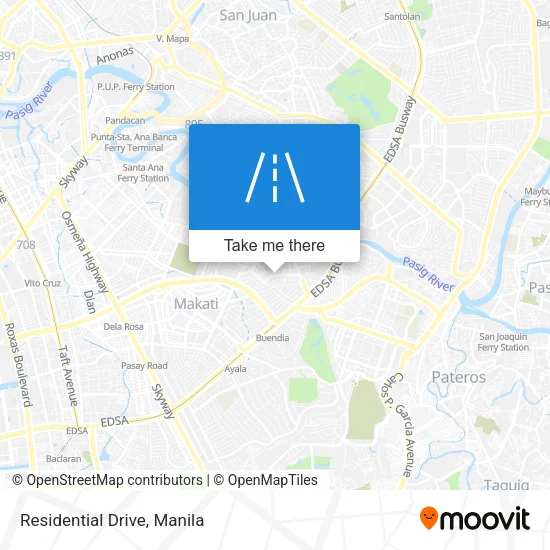 Residential Drive map