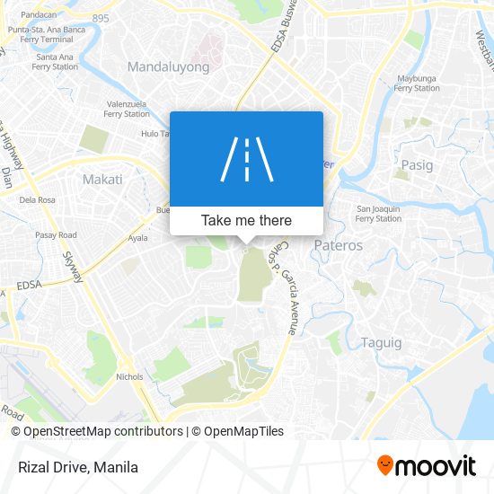 Rizal Drive map