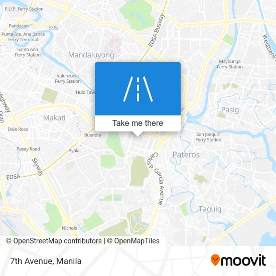 7th Avenue map