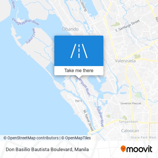 Don Basilio Bautista Boulevard map