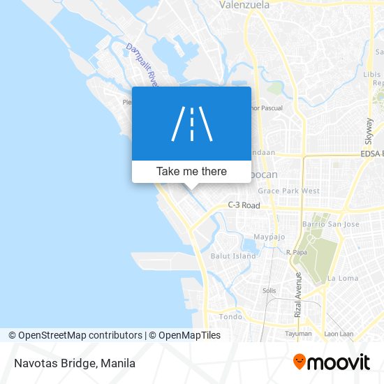Navotas Bridge map
