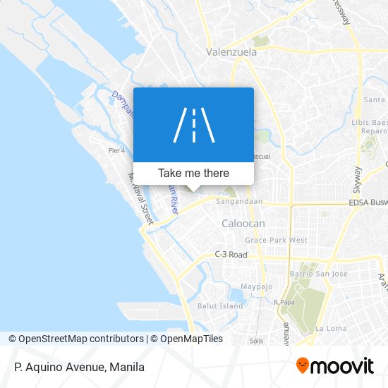 P. Aquino Avenue map