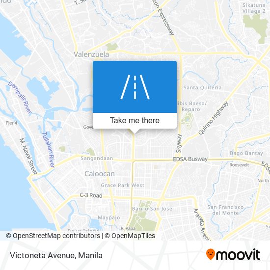 Victoneta Avenue map
