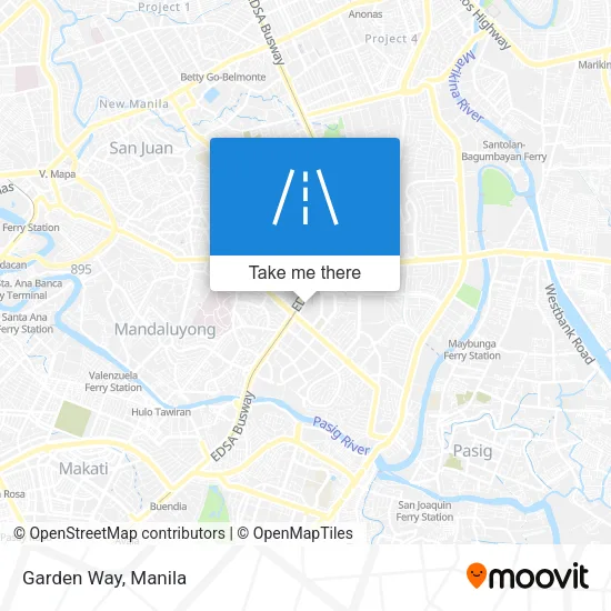 Garden Way map