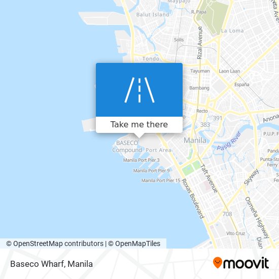 Baseco Wharf map